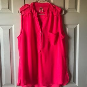 Truth NYC Sleeveless Sheer Blouse